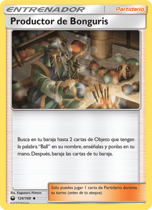 Productor de Bonguris, carta 124 de Tormenta Celestial