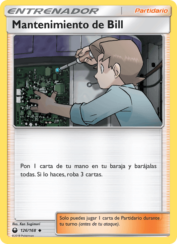 Mantenimiento de Bill, carta 126 de Tormenta Celestial