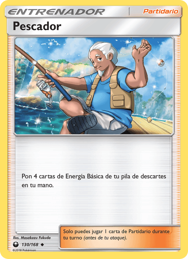 Pescador, card 130 from Tormenta Celestial