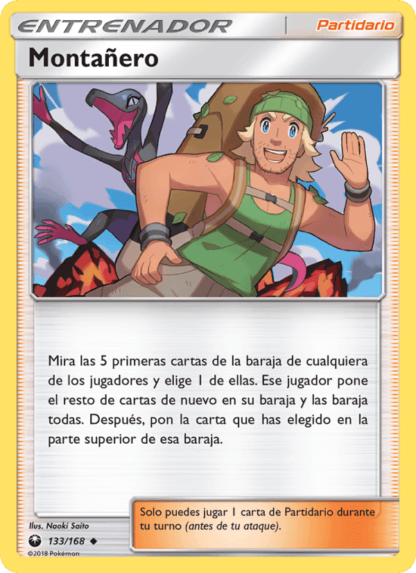 Montañero, card 133 from Tormenta Celestial