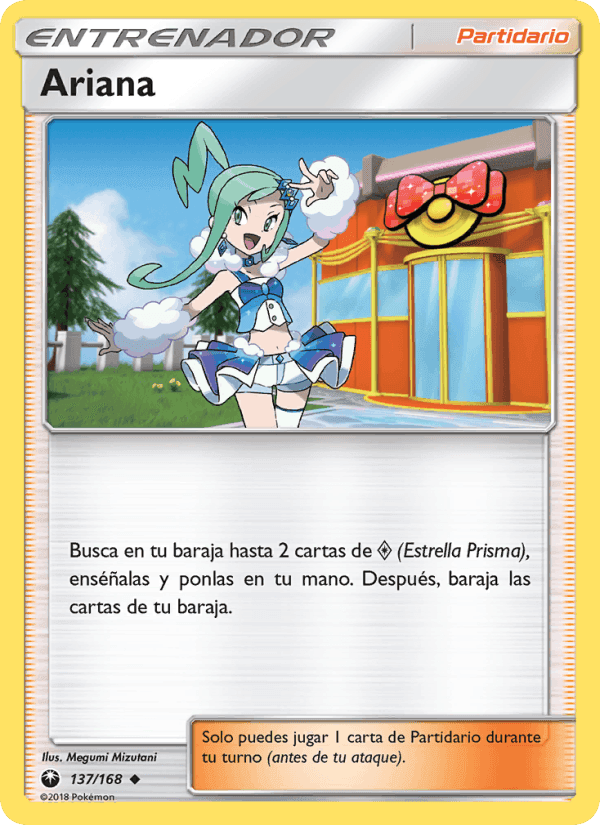Ariana, card 137 from Tormenta Celestial