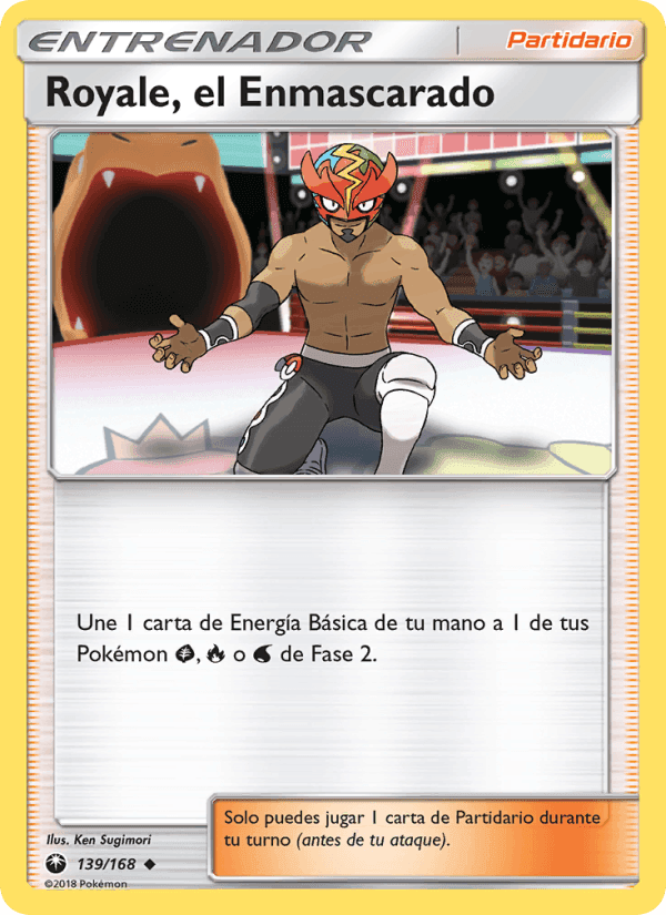 Royale, el Enmascarado, card 139 from Tormenta Celestial