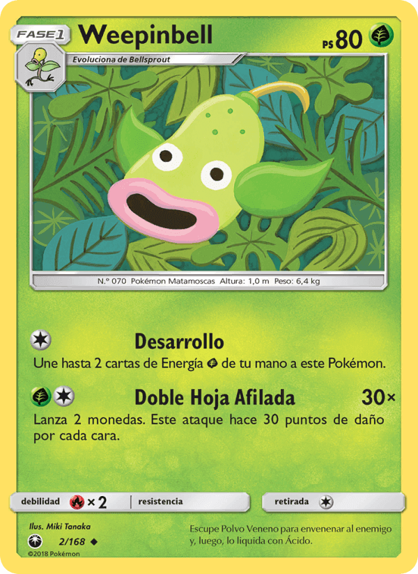 Weepinbell, carta 2 de Tormenta Celestial