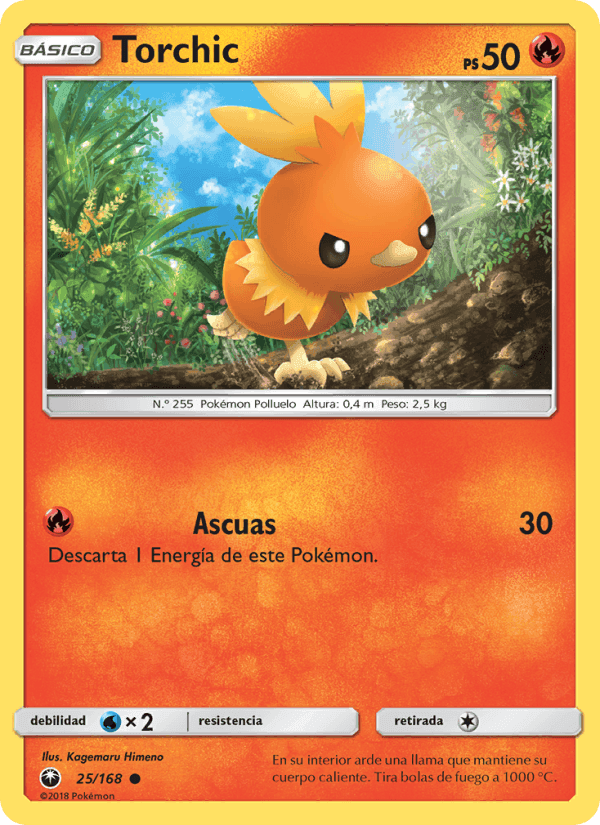 Tormenta Celestial の 25 番、Torchic