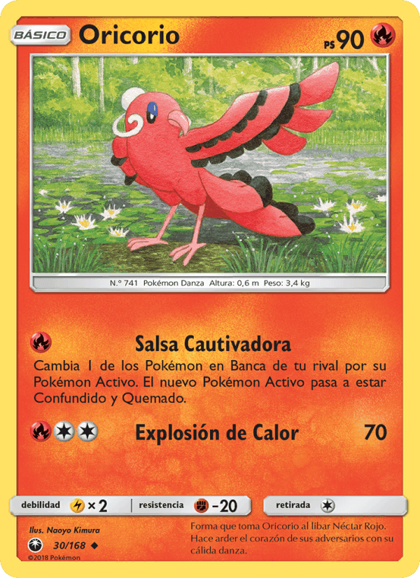 Oricorio, carta 30 de Tormenta Celestial
