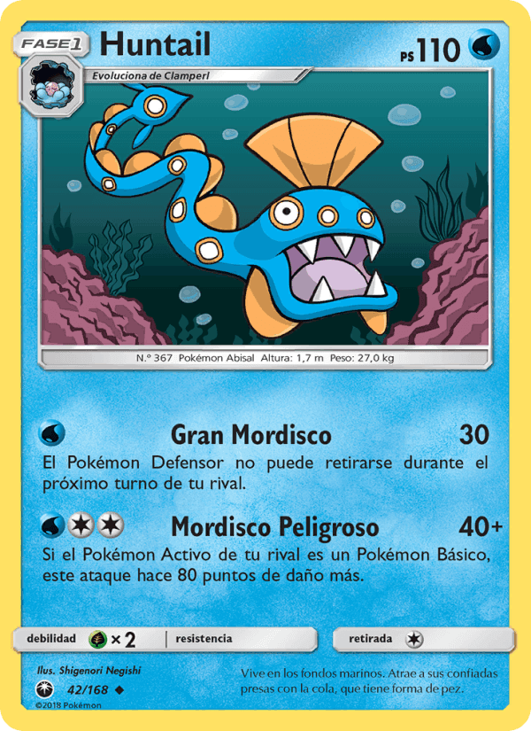 Huntail, card 42 from Tormenta Celestial