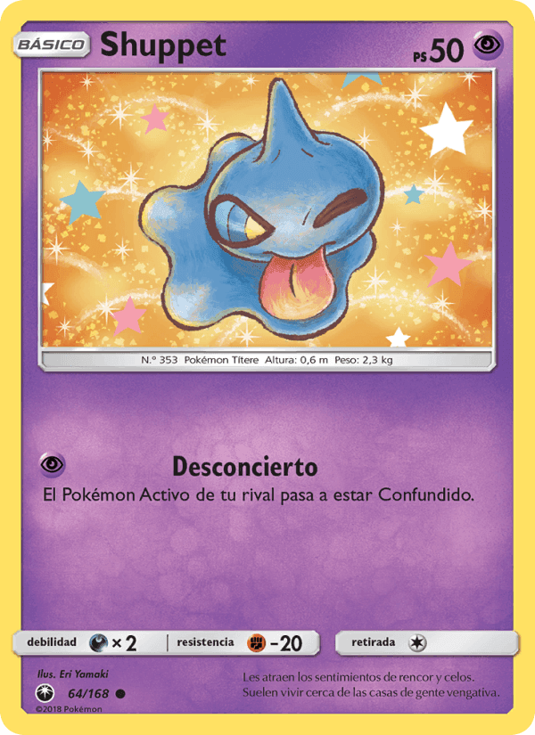 Shuppet, carta 64 de Tormenta Celestial