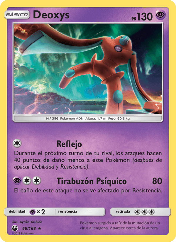 Deoxys, carta 68 de Tormenta Celestial