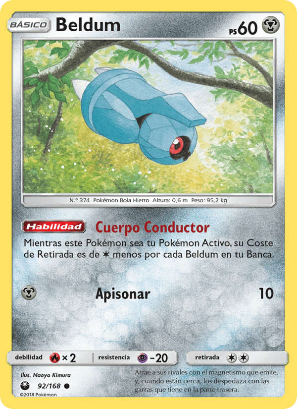 Beldum, carta 92 de Tormenta Celestial