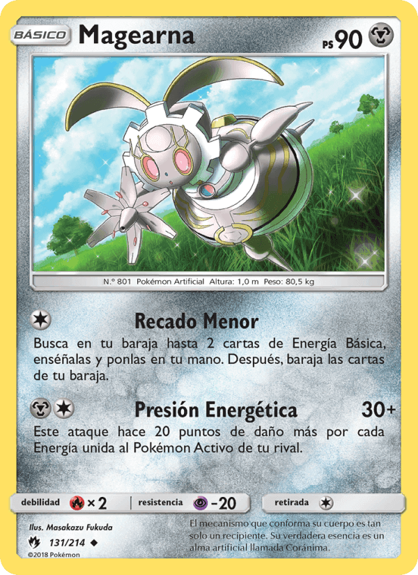Magearna, carte 131 de Truenos Perdidos