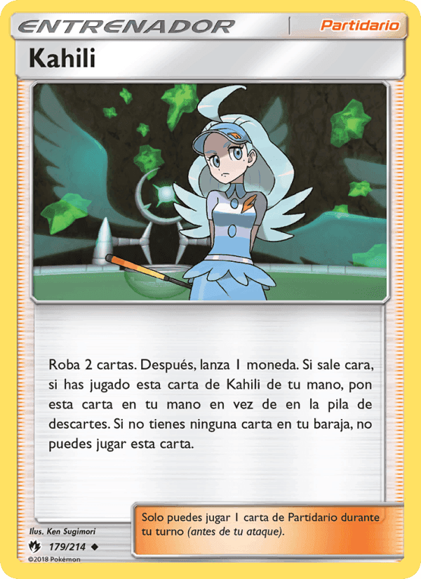 Kahili, carta 179 de Truenos Perdidos