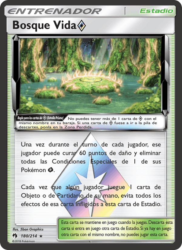 Bosque Vida ◇, carte 180 de Truenos Perdidos