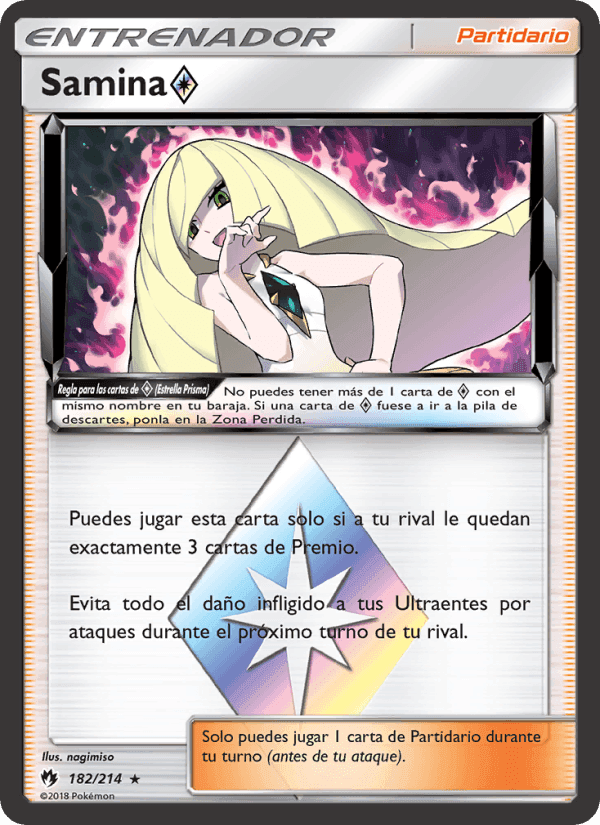 Samina ◇, carta 182 de Truenos Perdidos