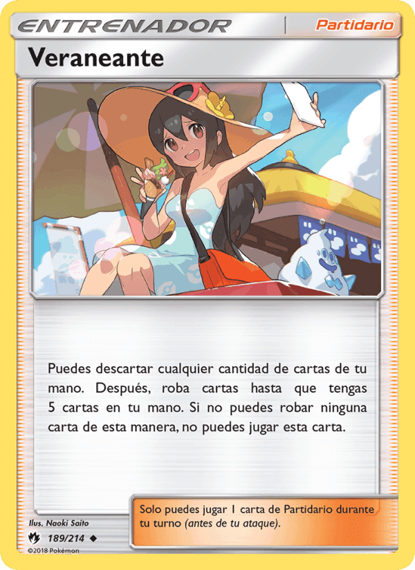 Veraneante, carta 189 de Truenos Perdidos