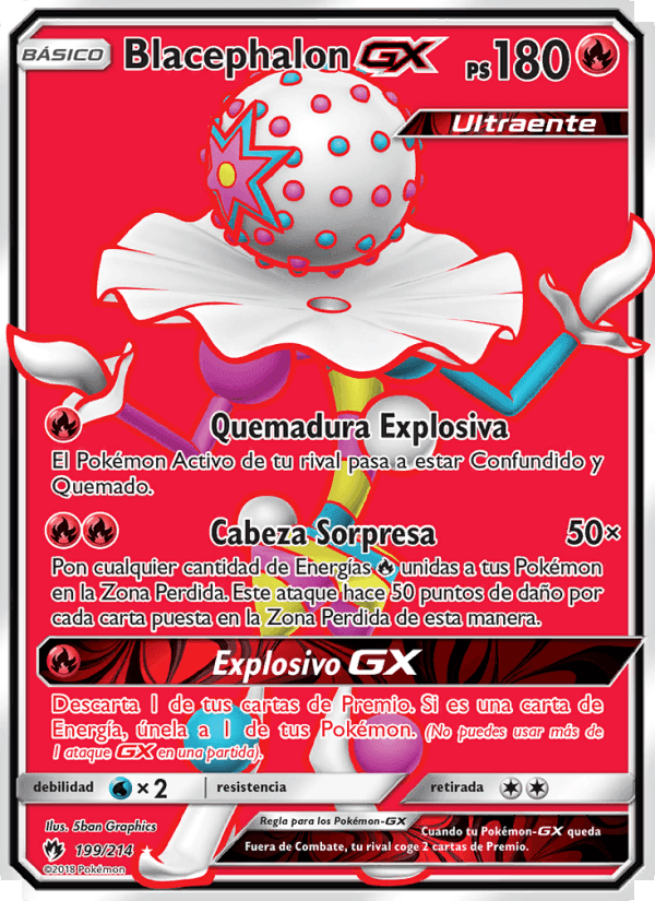 Blacephalon GX, card 199 from Truenos Perdidos