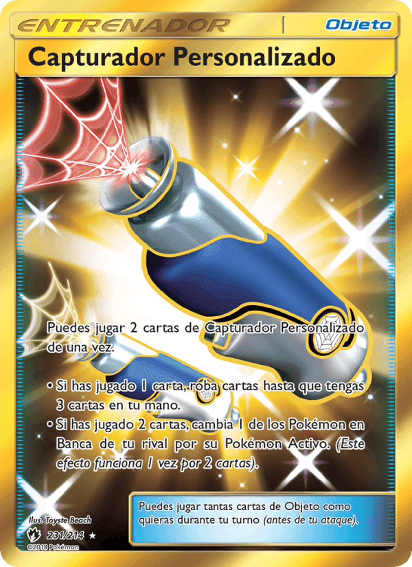 Capturador Personalizado, carte 231 de Truenos Perdidos