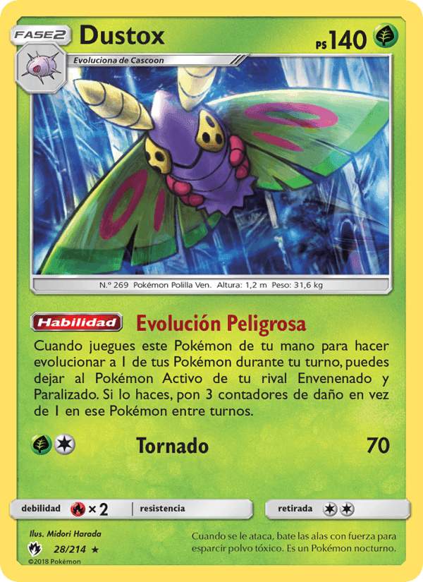 Dustox, carta 28 de Truenos Perdidos
