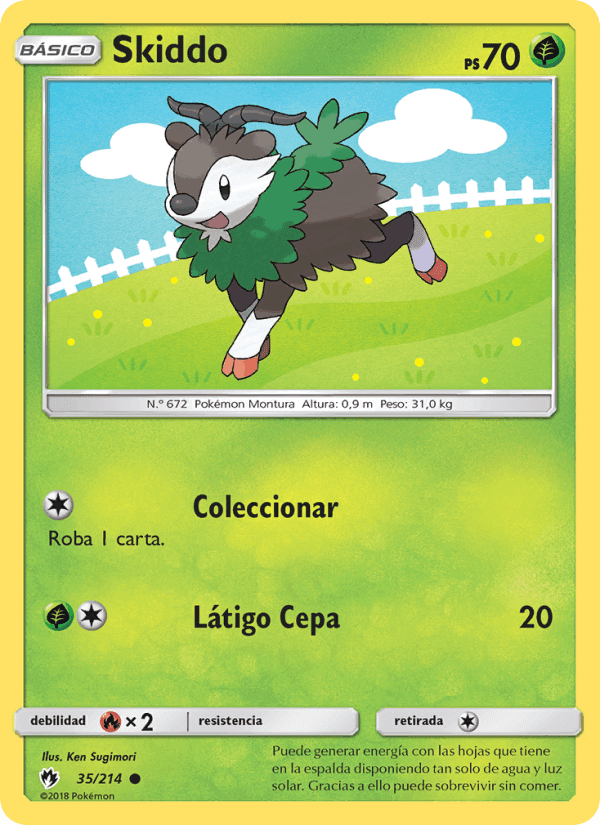 Skiddo, card 35 from Truenos Perdidos