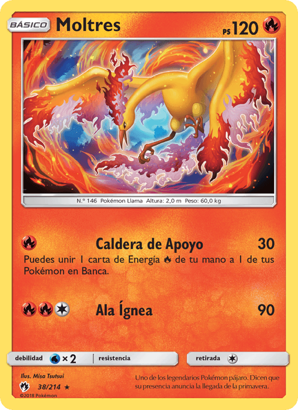 Truenos Perdidos の 38 番、Moltres