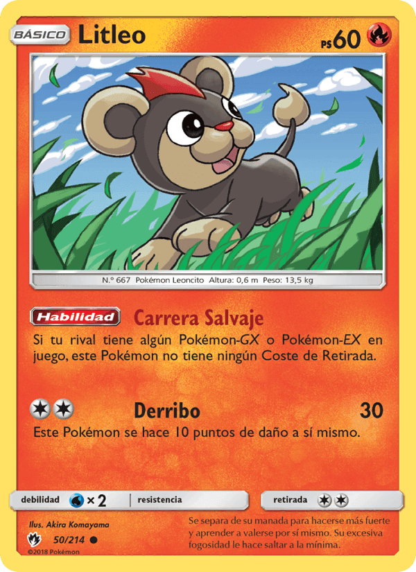 Litleo, carta 50 de Truenos Perdidos