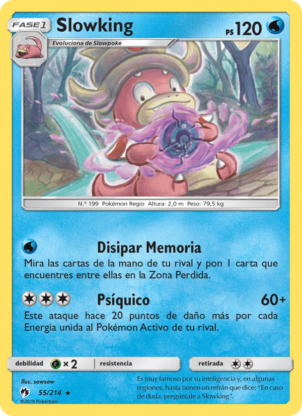 Slowking, carta 55 de Truenos Perdidos