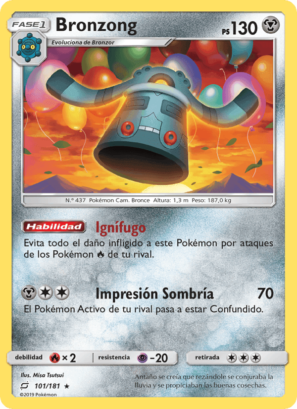 Bronzong, carta 101 de Union de Aliados