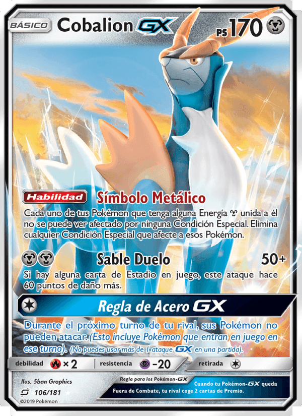 Cobalion GX, carta 106 de Union de Aliados