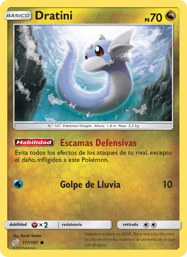 Dratini, card 117 from Union de Aliados