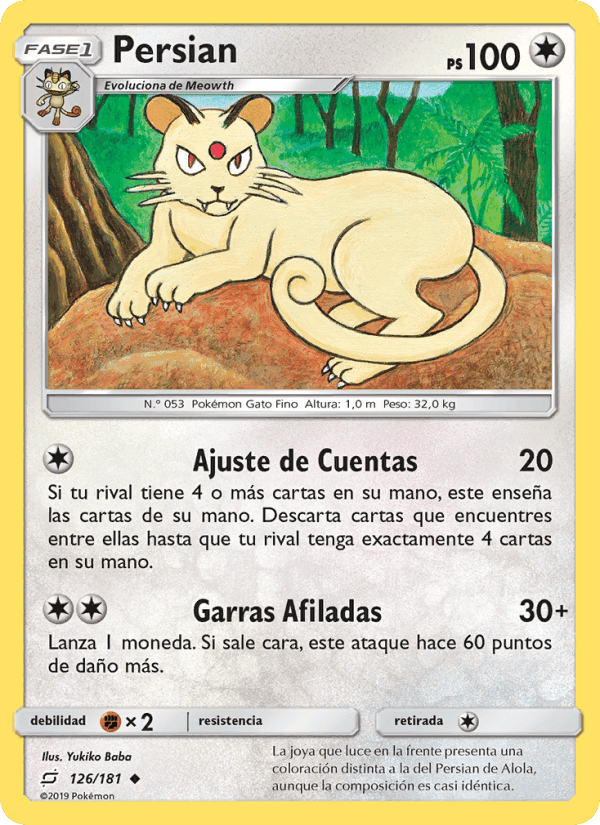 Persian, carta 126 de Union de Aliados