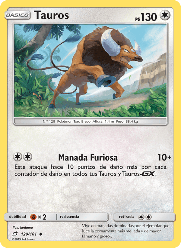 Tauros, carta 129 di Union de Aliados