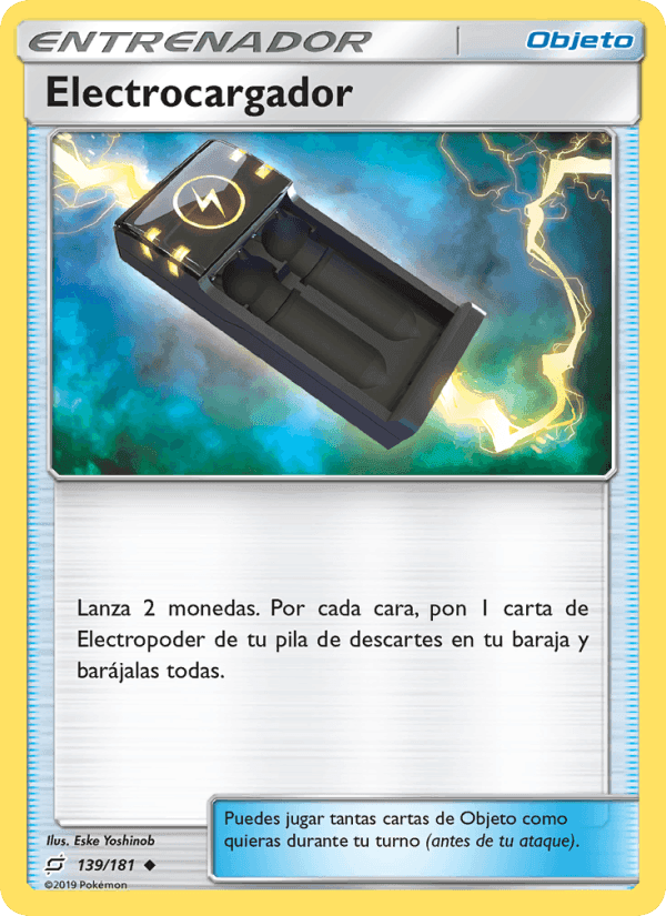 Electrocargador, carta 139 de Union de Aliados