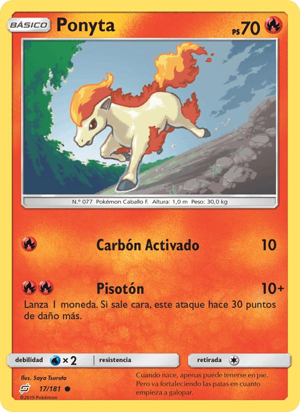 Ponyta, carte 17 de Union de Aliados