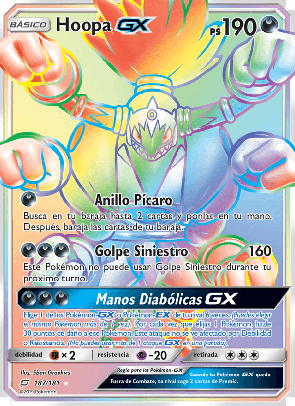 Hoopa GX, carta 187 de Union de Aliados