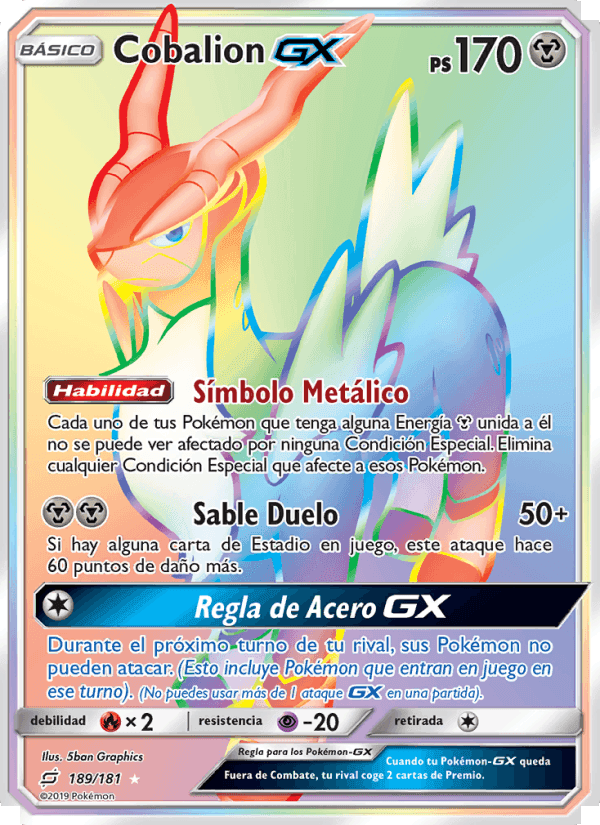 Cobalion GX, carta 189 de Union de Aliados