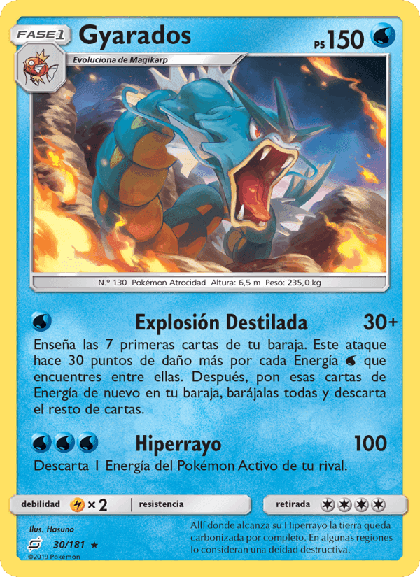 Gyarados, carta 30 di Union de Aliados