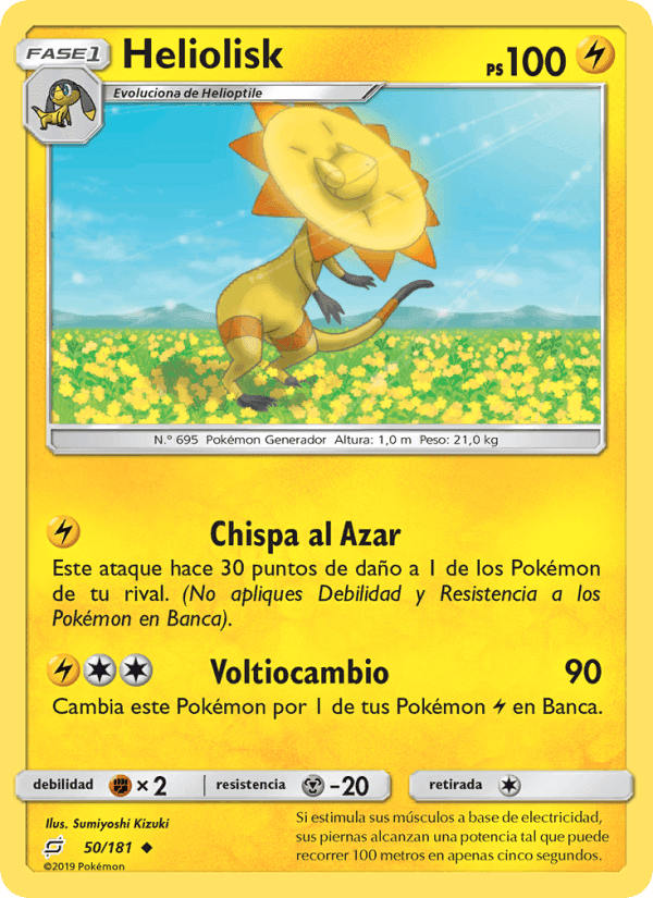Heliolisk, carta 50 di Union de Aliados