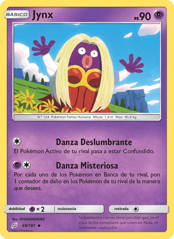 Jynx, card 68 from Union de Aliados
