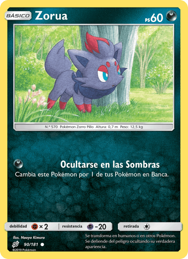 Zorua, card 90 from Union de Aliados