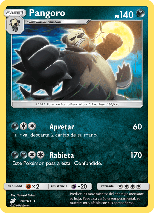 Pangoro, carta 94 de Union de Aliados