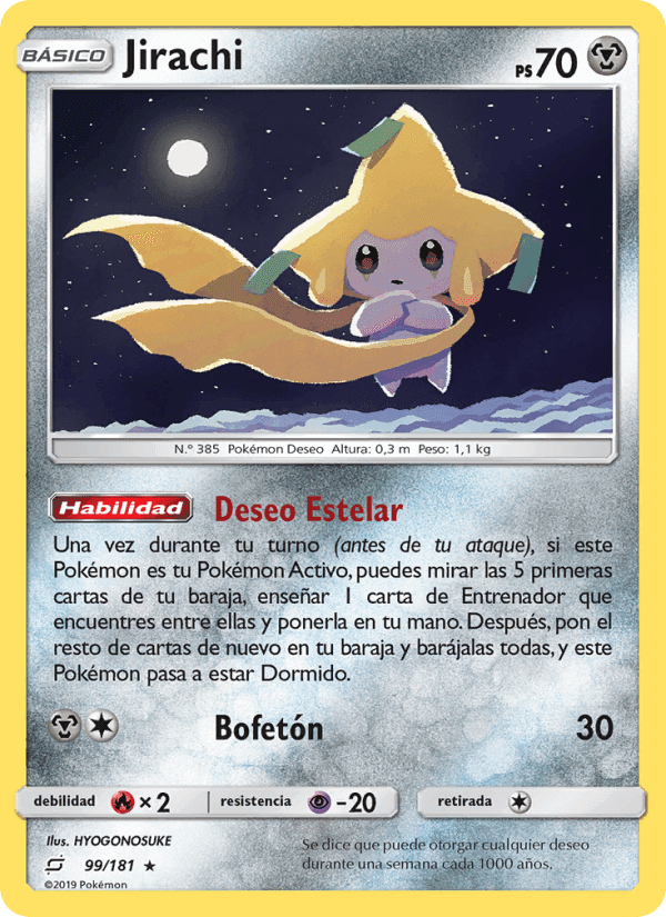 Jirachi, carta 99 de Union de Aliados