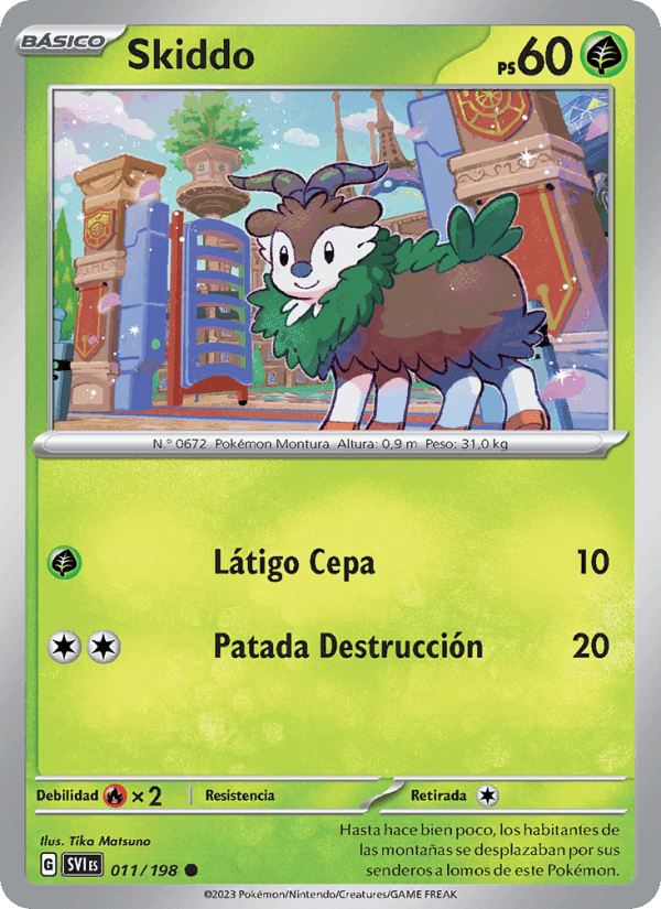 Skiddo, carte 011 de Escarlata y Púrpura