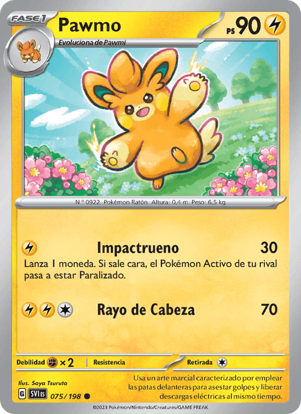 Pawmo, carta 075 de Escarlata y Púrpura