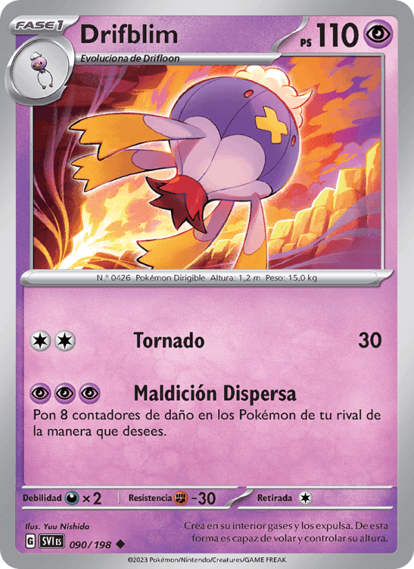 Drifblim, carta 090 de Escarlata y Púrpura