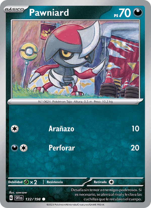 Pawniard, carta 132 de Escarlata y Púrpura
