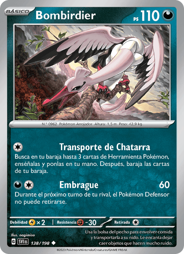 Bombirdier, carta 138 de Escarlata y Púrpura