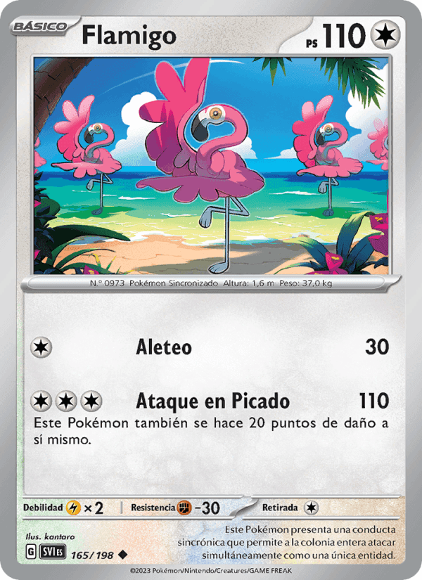 Flamigo, carta 165 de Escarlata y Púrpura