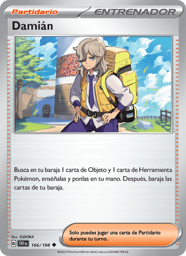 Damián, carta 166 de Escarlata y Púrpura