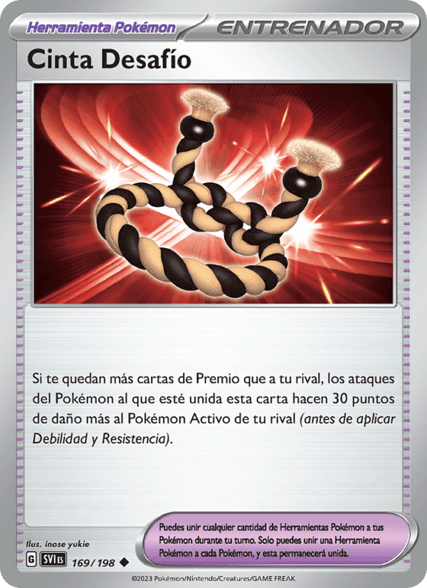 Cinta Desafío, carte 169 de Escarlata y Púrpura