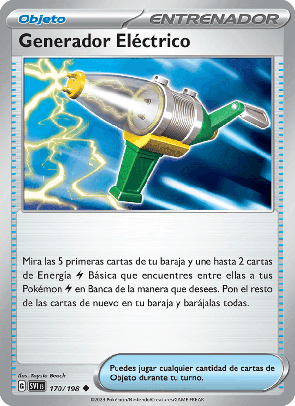 Generador Eléctrico, carta 170 de Escarlata y Púrpura