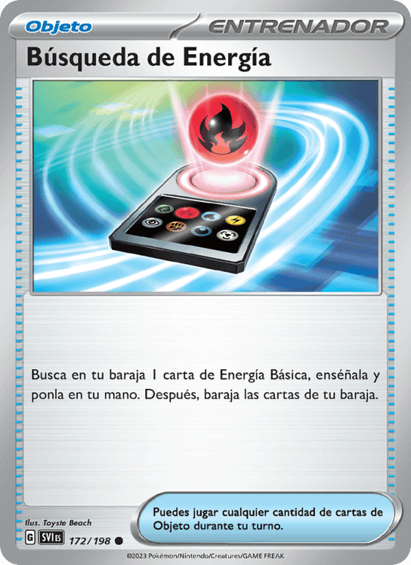 Búsqueda de Energía, carta 172 de Escarlata y Púrpura